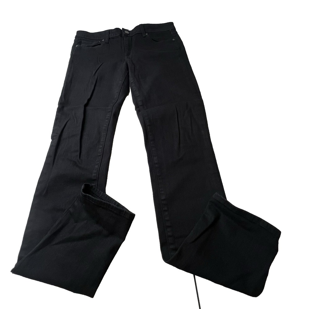 PAIGE Skyline Skinny Black Ink Jeans Women's Size 29 Stretch